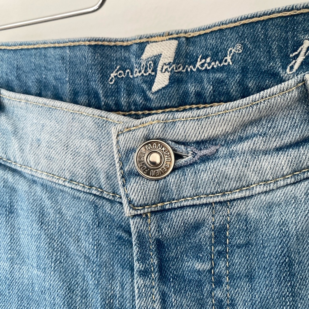7 For All Mankind Light Blue Denim Jeans